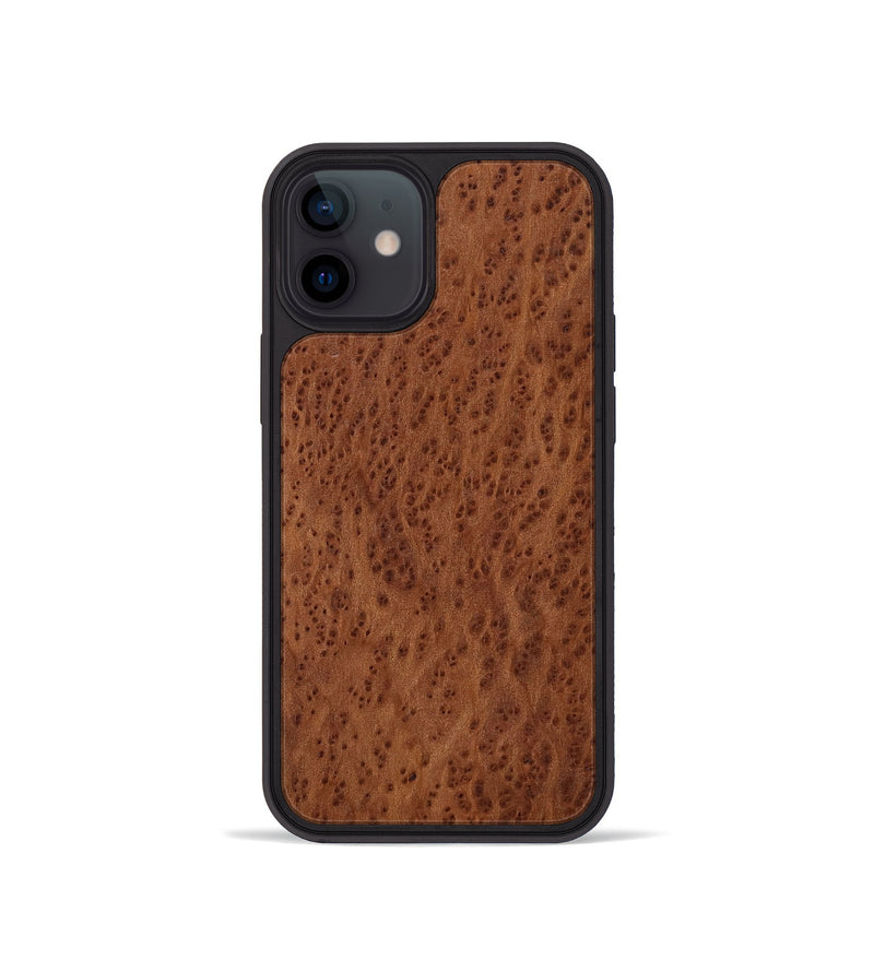 iPhone 12 mini Wood Phone Case - Alpha (Wood Burl, 817801)