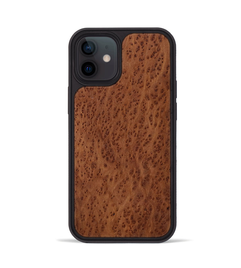 iPhone 12 Wood Phone Case - Alpha (Wood Burl, 817801)
