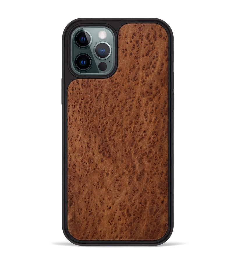 iPhone 12 Pro Max Wood Phone Case - Alpha (Wood Burl, 817801)