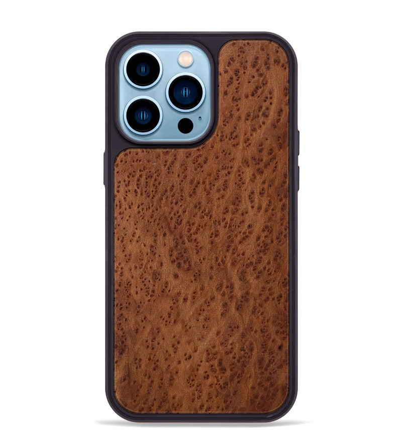 iPhone 14 Pro Max Wood Phone Case - Alpha (Wood Burl, 817801)