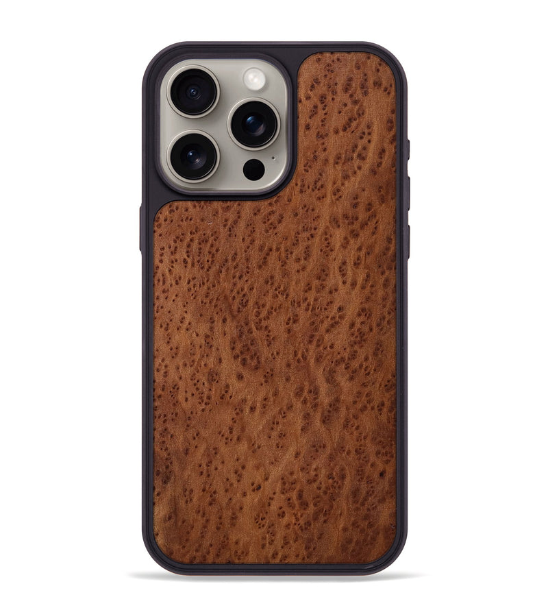 iPhone 15 Pro Max Wood Phone Case - Alpha (Wood Burl, 817801)