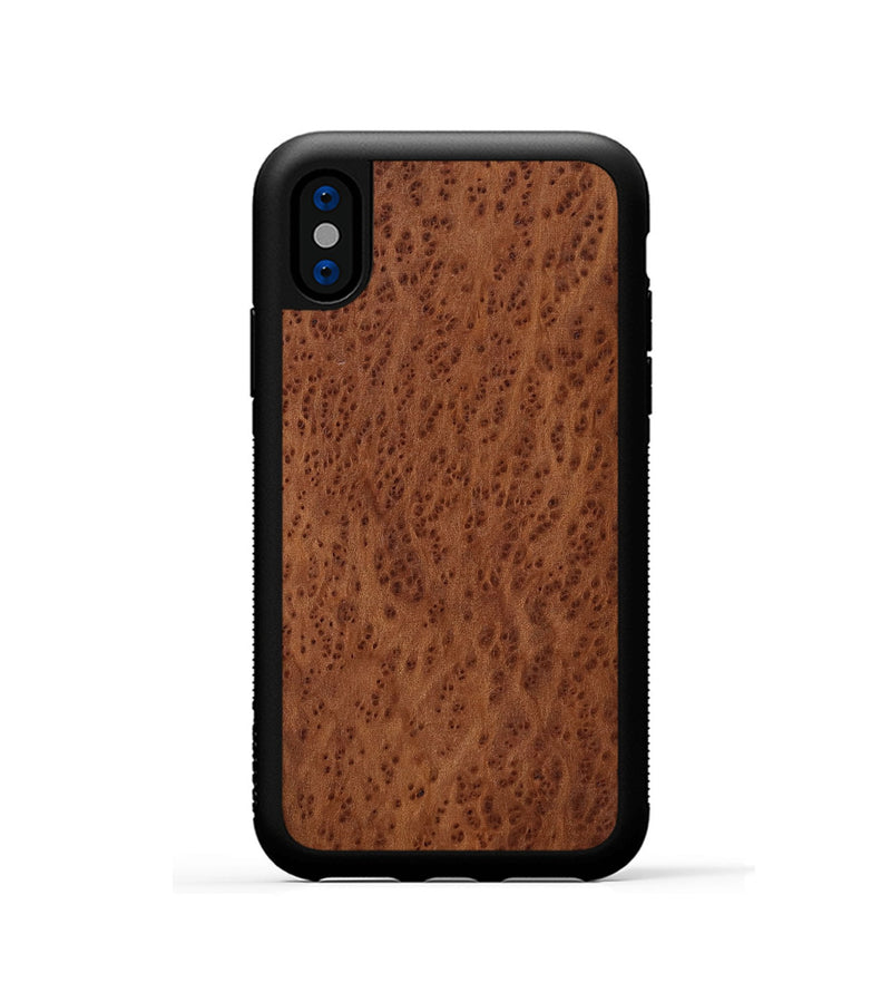 iPhone Xs Wood Phone Case - Alpha (Wood Burl, 817801)