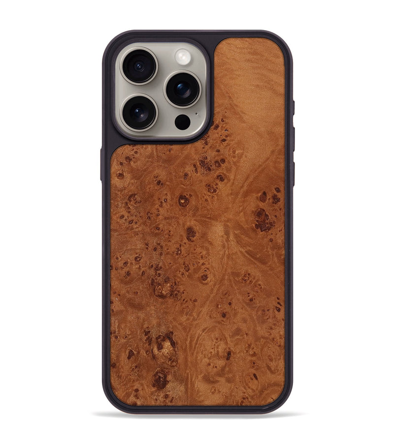 iPhone 15 Pro Max Wood Phone Case - Maya (Wood Burl, 817802)