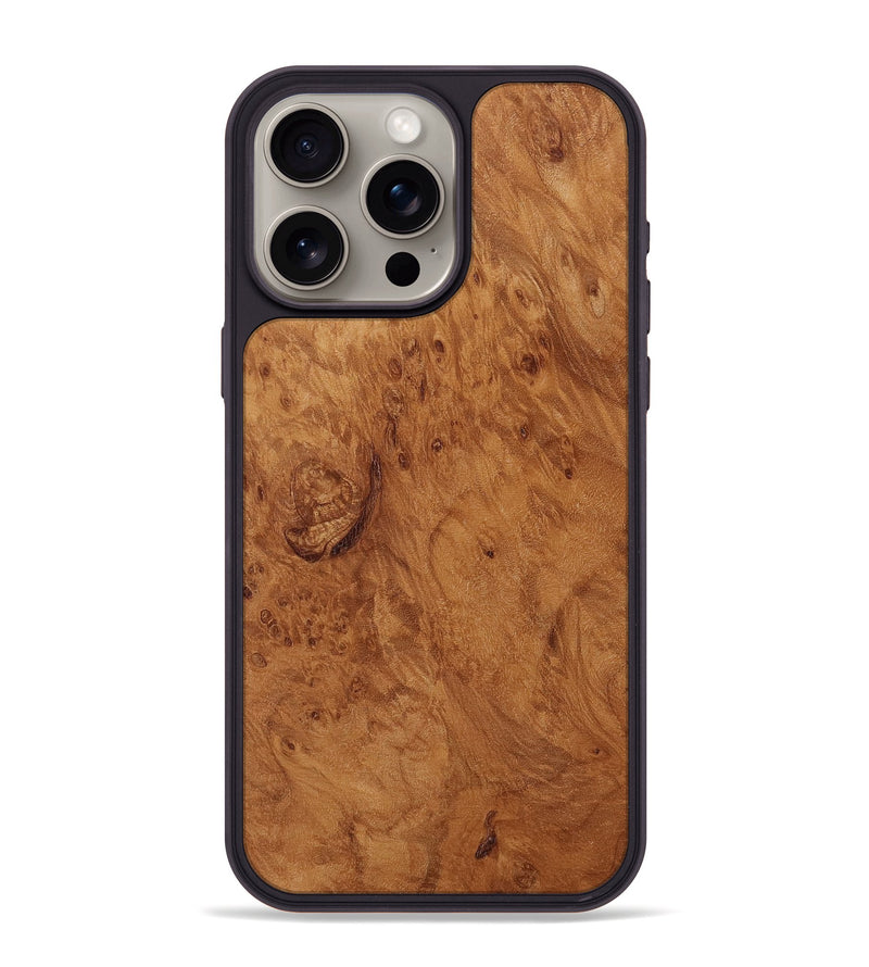 iPhone 15 Pro Max Wood Phone Case - Oma (Wood Burl, 817803)