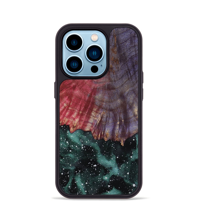 iPhone 14 Pro Wood Phone Case - Sheena (Cosmos, 817817)