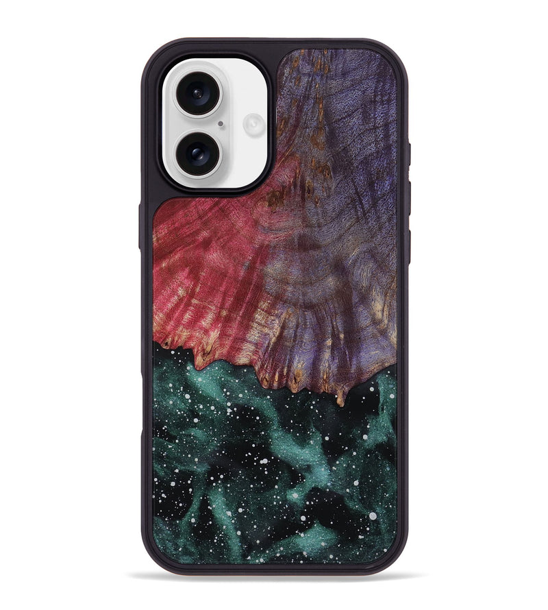 iPhone 16 Plus Wood Phone Case - Sheena (Cosmos, 817817)