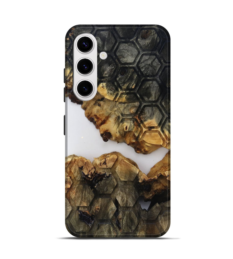 Galaxy S25 Wood Live Edge Phone Case - Gloria (Clear, 817822)