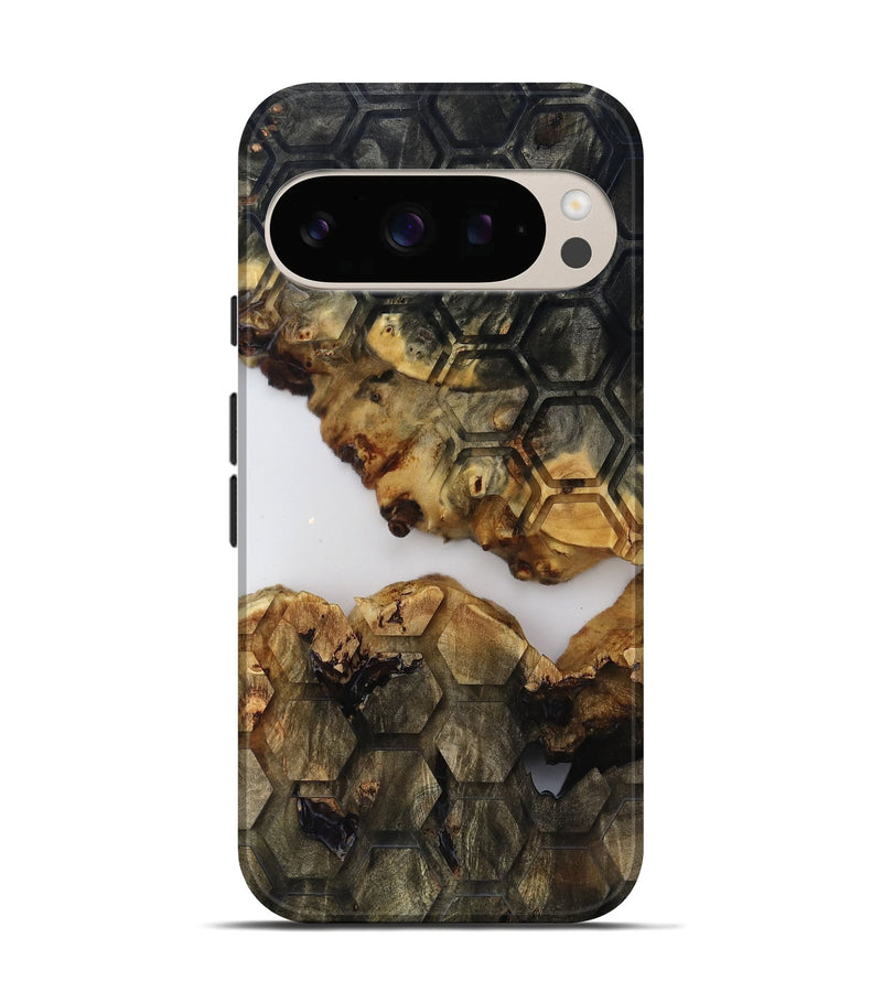 Pixel 10 Pro Wood Live Edge Phone Case - Gloria (Clear, 817822)