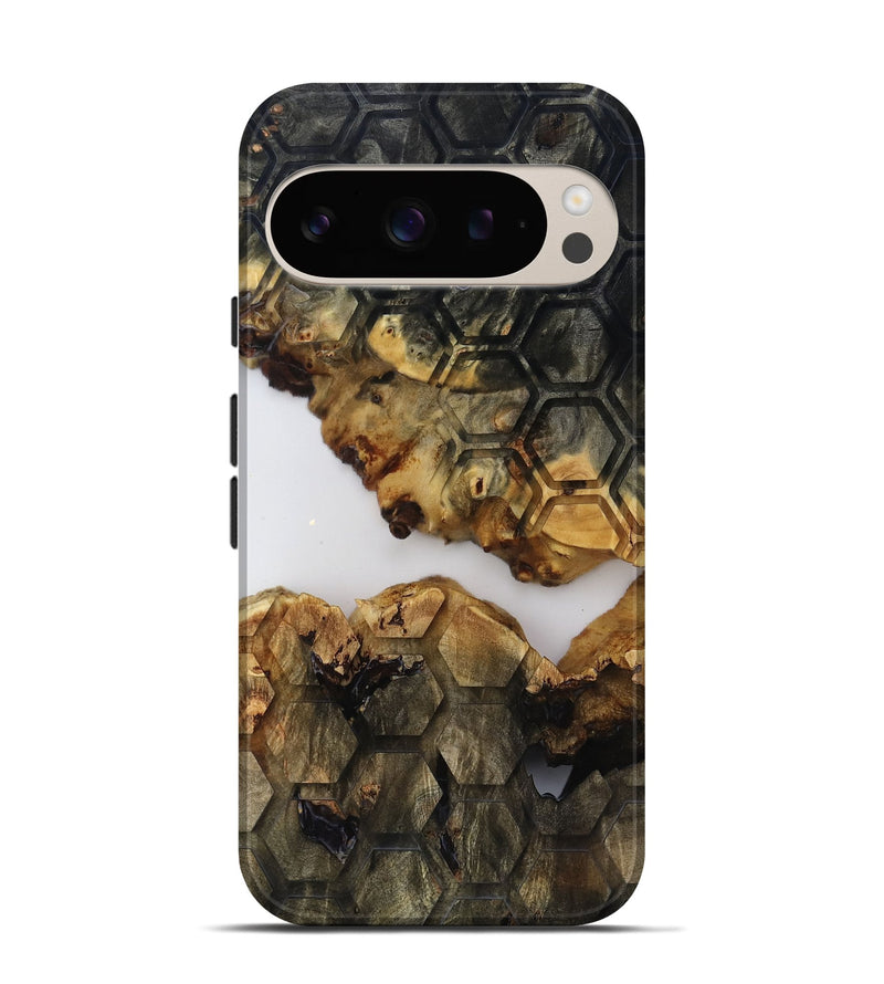 Pixel 9 Pro Wood Live Edge Phone Case - Gloria (Clear, 817822)