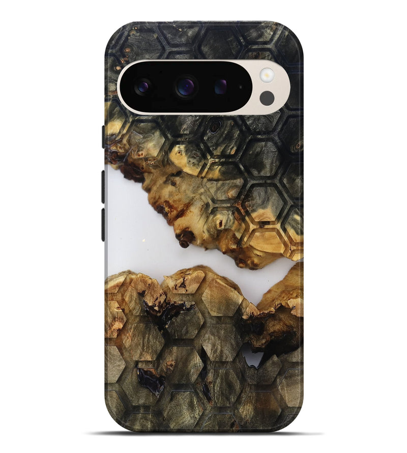 Pixel 9 Pro XL Wood Live Edge Phone Case - Gloria (Clear, 817822)