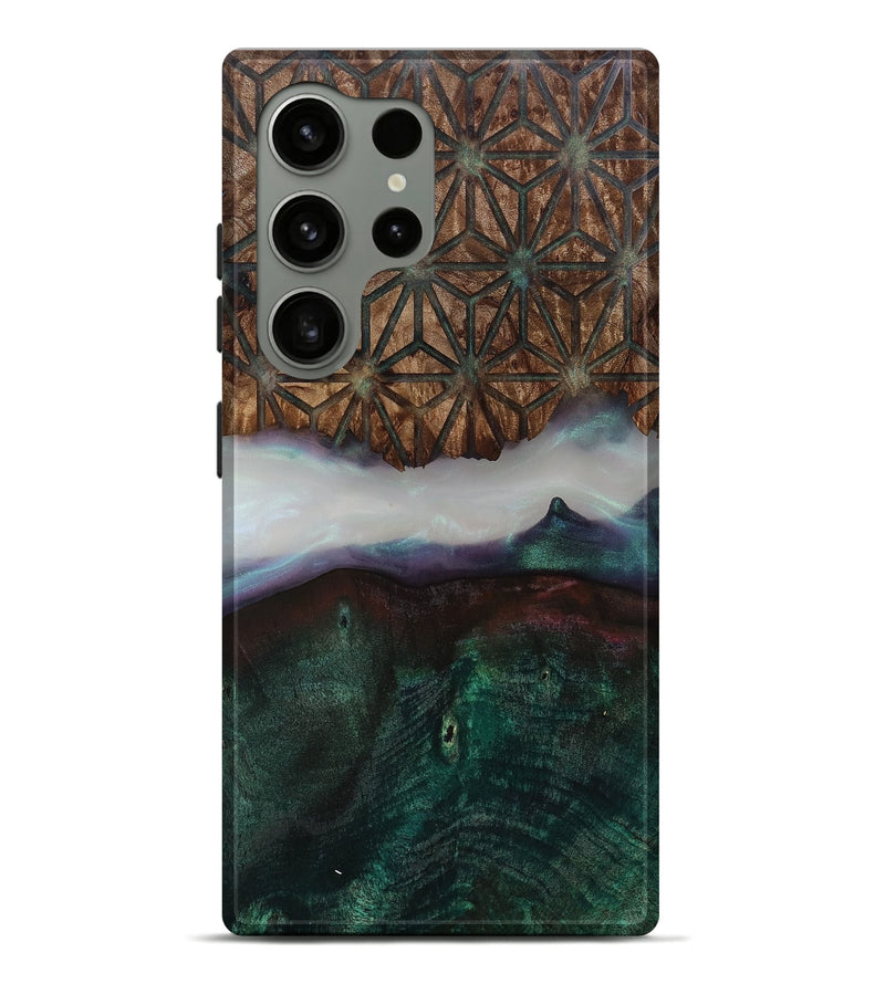Galaxy S24 Ultra Wood Live Edge Phone Case - Xzavier (Clear, 817824)