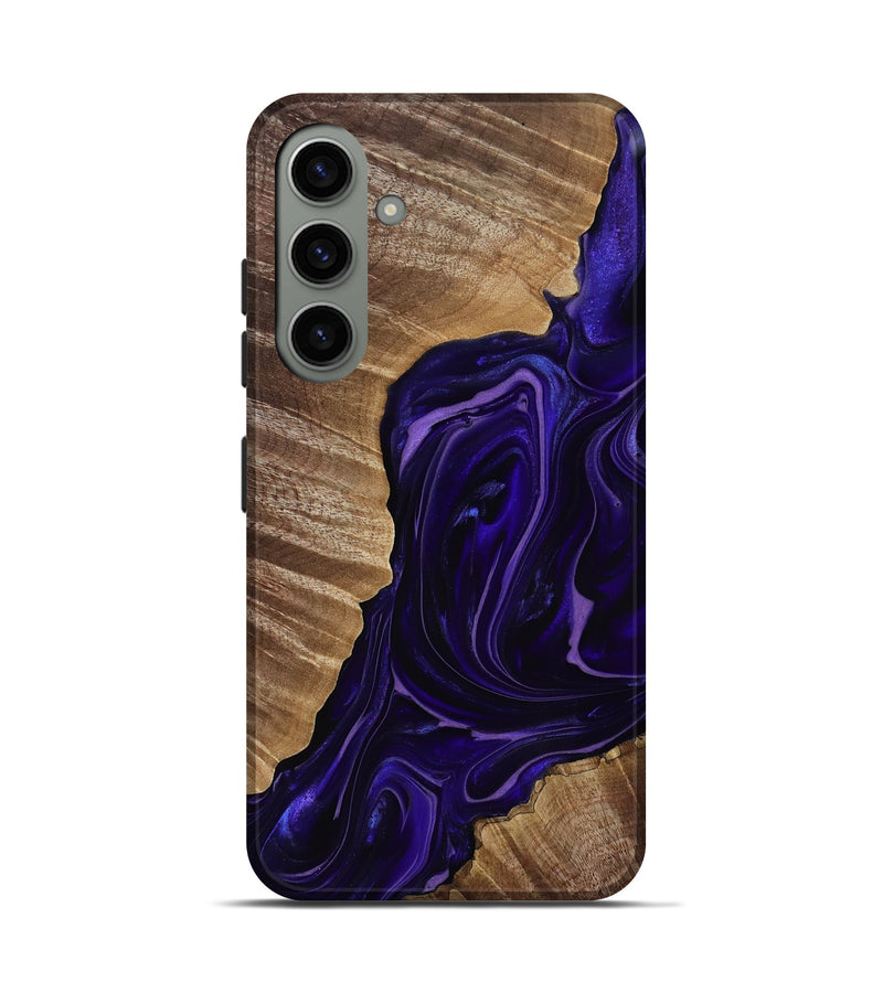 Galaxy S24 Wood Live Edge Phone Case - Milana (Purple, 817831)