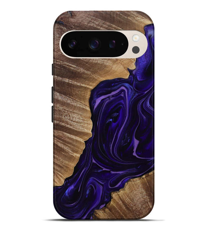 Pixel 10 Pro XL Wood Live Edge Phone Case - Milana (Purple, 817831)