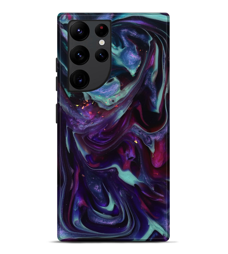 Galaxy S22 Ultra ResinArt Live Edge Phone Case - Kohen (Purple, 817834)
