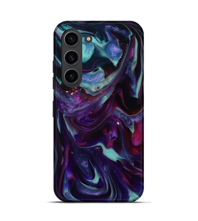 Galaxy S23 ResinArt Live Edge Phone Case - Kohen (Purple, 817834)