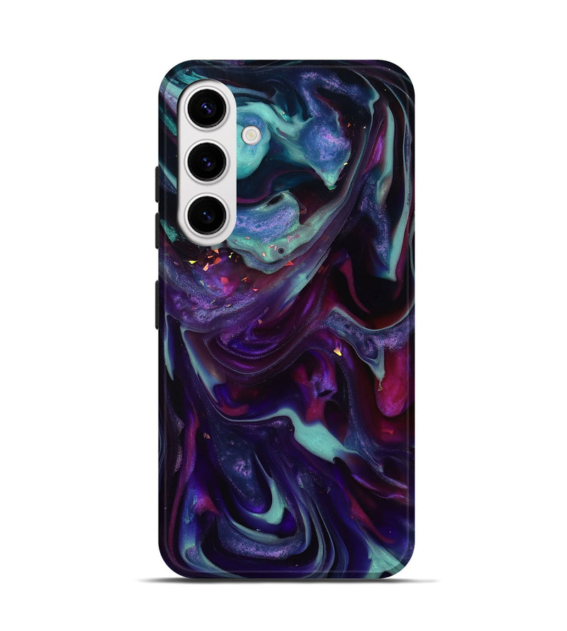 Galaxy S25 ResinArt Live Edge Phone Case - Kohen (Purple, 817834)