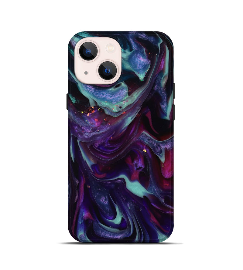 iPhone 13 mini ResinArt Live Edge Phone Case - Kohen (Purple, 817834)