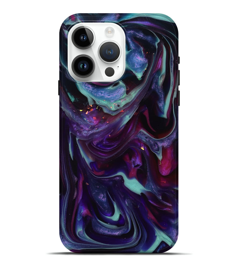 iPhone 15 Pro Max ResinArt Live Edge Phone Case - Kohen (Purple, 817834)