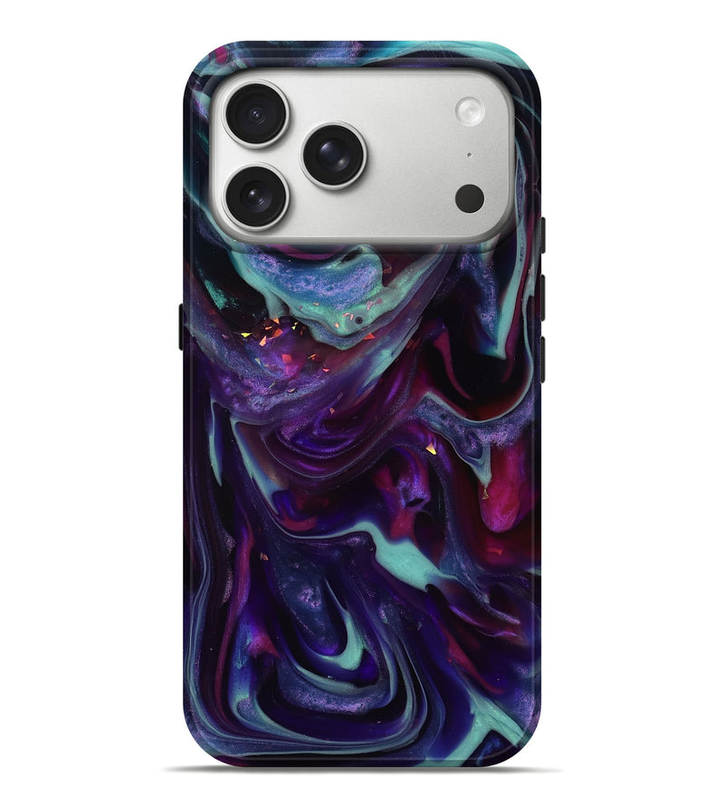 iPhone 17 Pro Max ResinArt Live Edge Phone Case - Kohen (Purple, 817834)