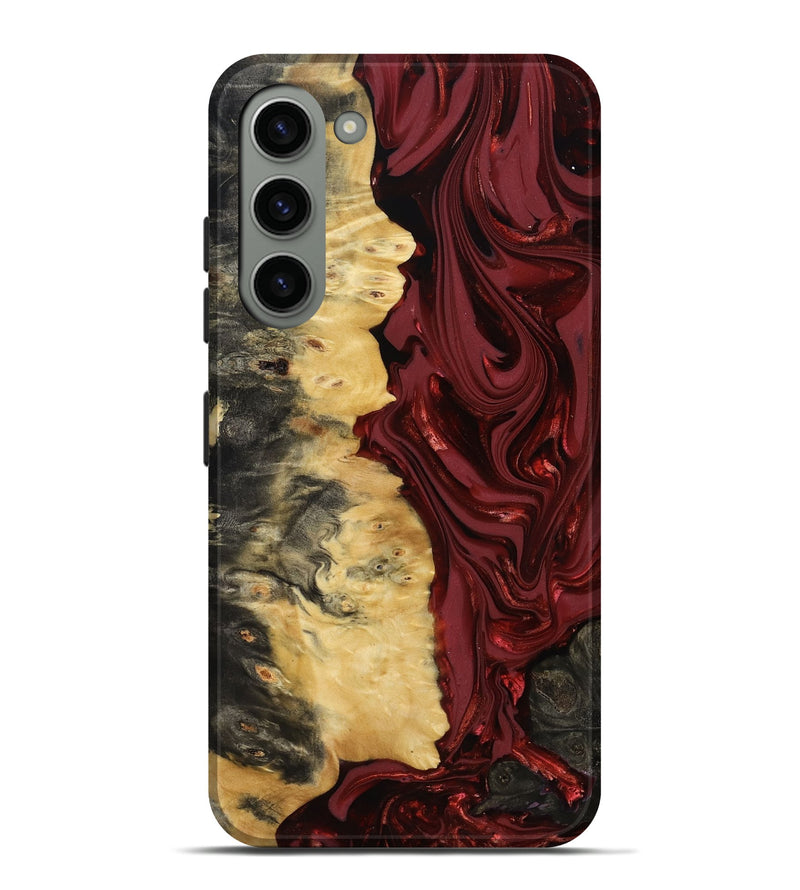 Galaxy S23 Plus Wood Live Edge Phone Case - Holland (Red, 817835)