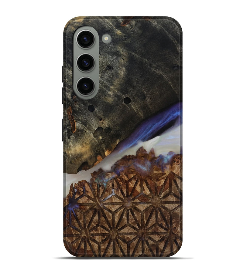 Galaxy S23 Plus Wood Live Edge Phone Case - Kyrie (Clear, 817838)