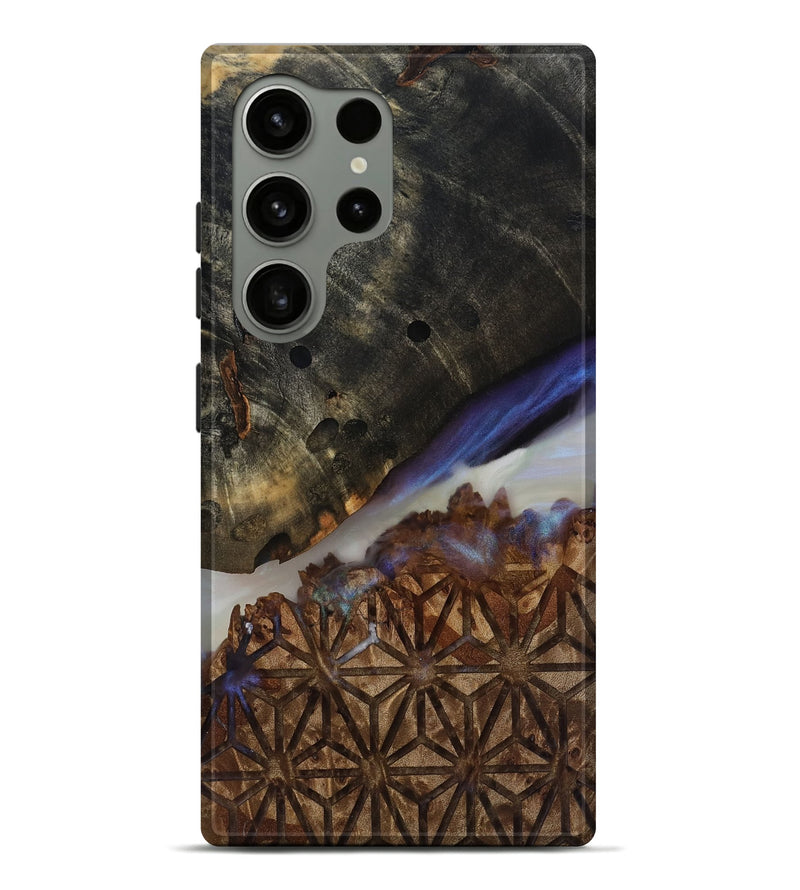 Galaxy S24 Ultra Wood Live Edge Phone Case - Kyrie (Clear, 817838)