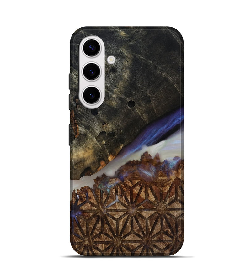 Galaxy S25 Wood Live Edge Phone Case - Kyrie (Clear, 817838)