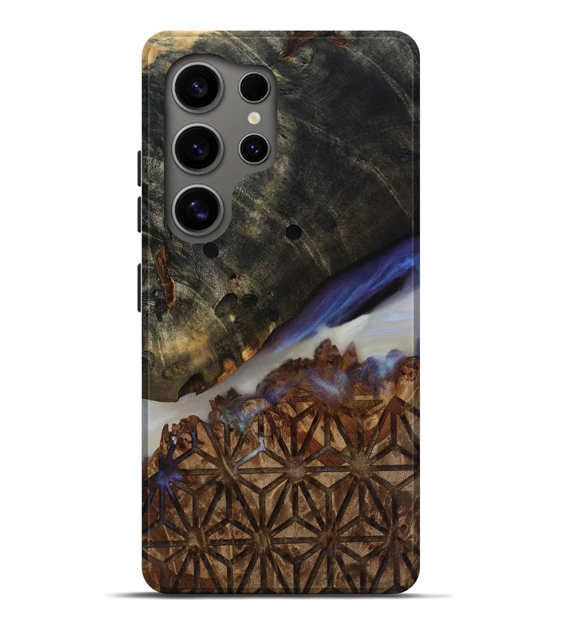 Galaxy S25 Ultra Wood Live Edge Phone Case - Kyrie (Clear, 817838)