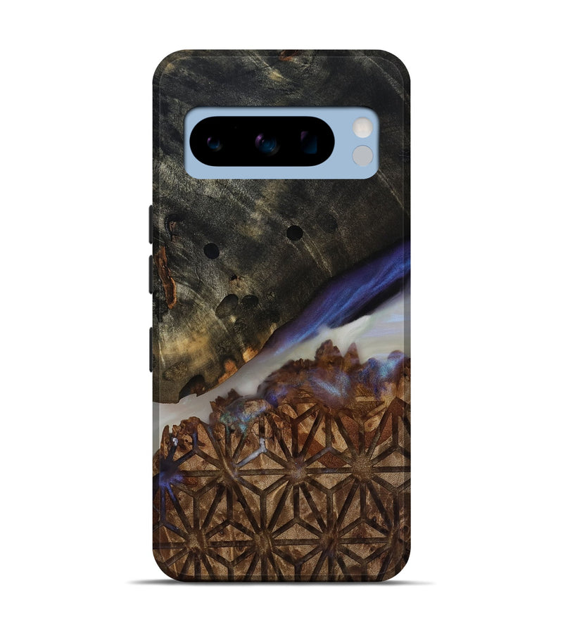 Pixel 8 Pro Wood Live Edge Phone Case - Kyrie (Clear, 817838)
