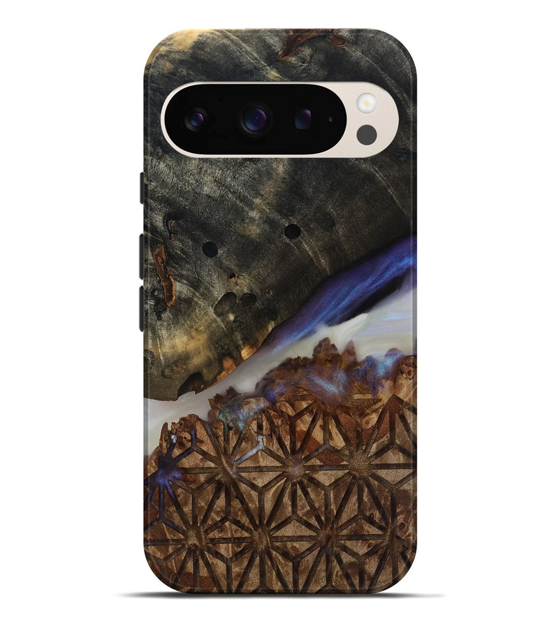 Pixel 9 Pro XL Wood Live Edge Phone Case - Kyrie (Clear, 817838)