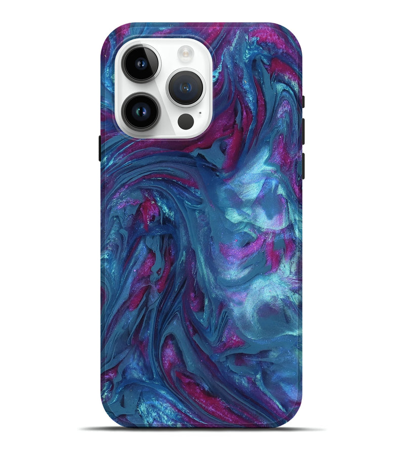 iPhone 15 Pro Max ResinArt Live Edge Phone Case - Loyal (Purple, 817844)