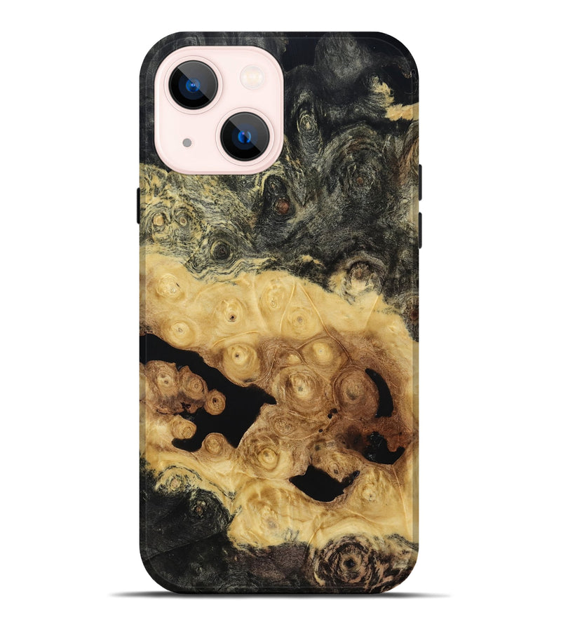 iPhone 14 Plus Wood Live Edge Phone Case - Audrina (Wood Burl, 817845)