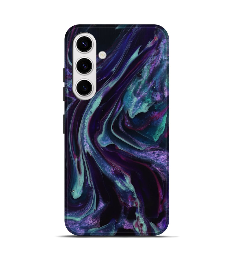 Galaxy S25 ResinArt Live Edge Phone Case - Ainhoa (Purple, 817856)