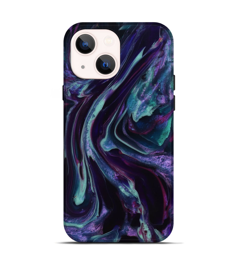 iPhone 14 ResinArt Live Edge Phone Case - Ainhoa (Purple, 817856)