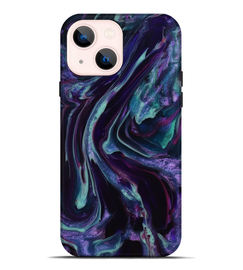 iPhone 14 Plus ResinArt Live Edge Phone Case - Ainhoa (Purple, 817856)