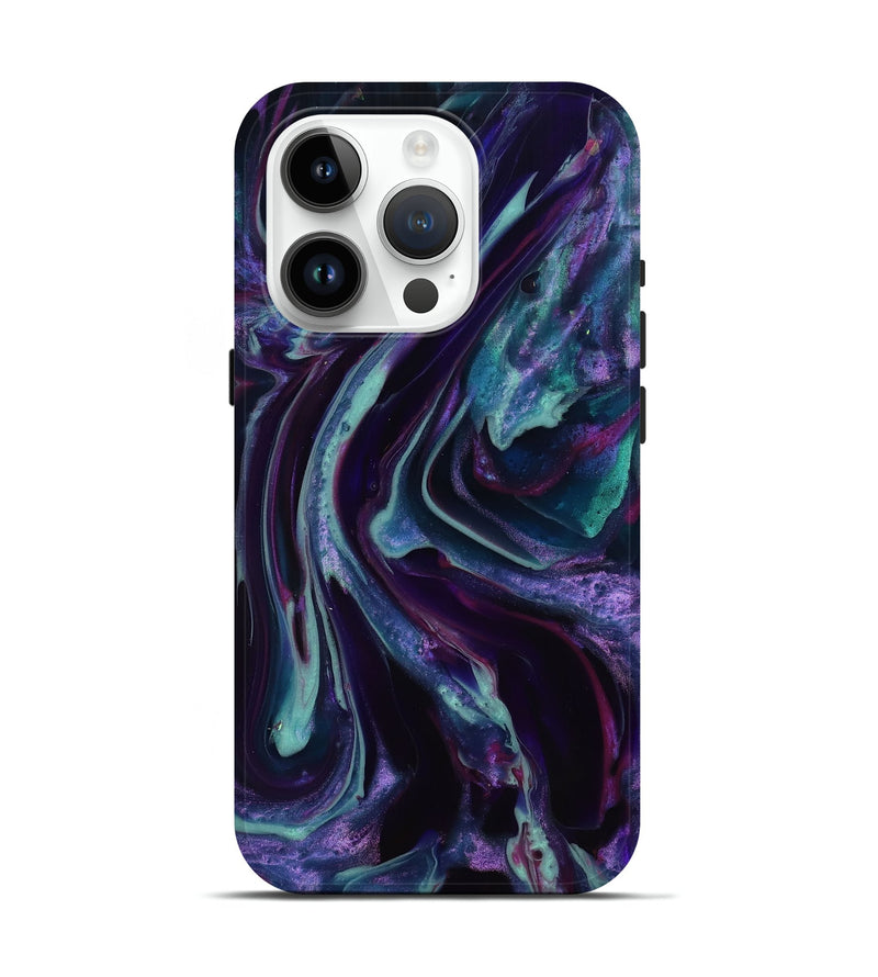iPhone 15 Pro ResinArt Live Edge Phone Case - Ainhoa (Purple, 817856)