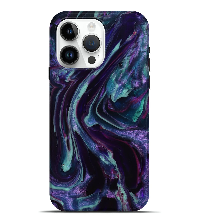 iPhone 15 Pro Max ResinArt Live Edge Phone Case - Ainhoa (Purple, 817856)