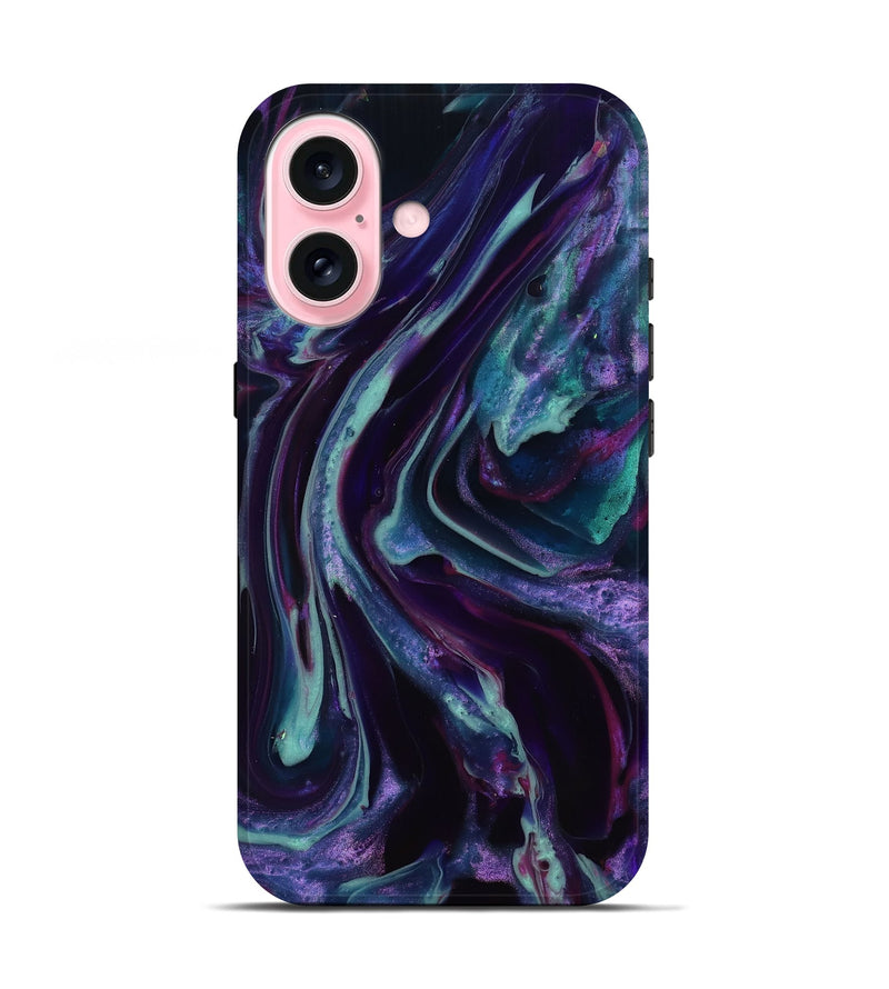 iPhone 17 ResinArt Live Edge Phone Case - Ainhoa (Purple, 817856)