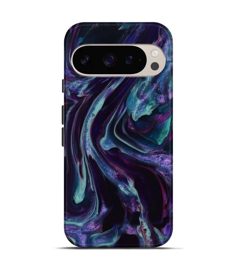 Pixel 9 Pro ResinArt Live Edge Phone Case - Ainhoa (Purple, 817856)