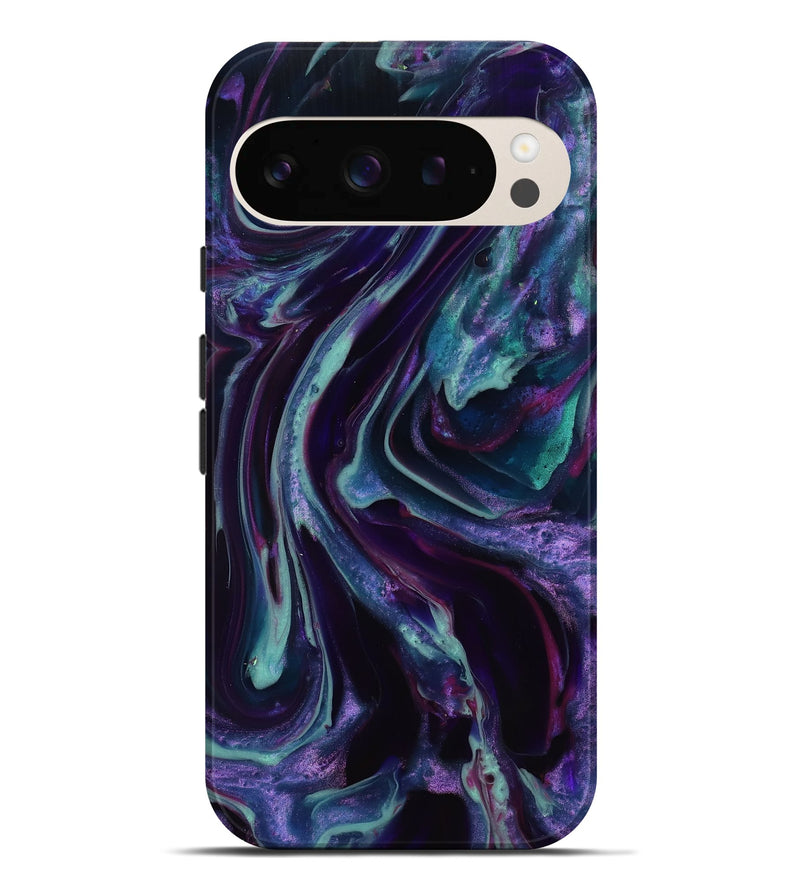 Pixel 9 Pro XL ResinArt Live Edge Phone Case - Ainhoa (Purple, 817856)