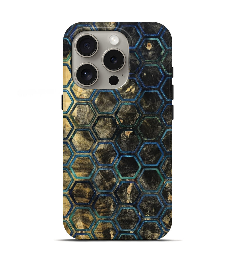 iPhone 16 Pro Wood Live Edge Phone Case - Lesa (Pattern, 817857)