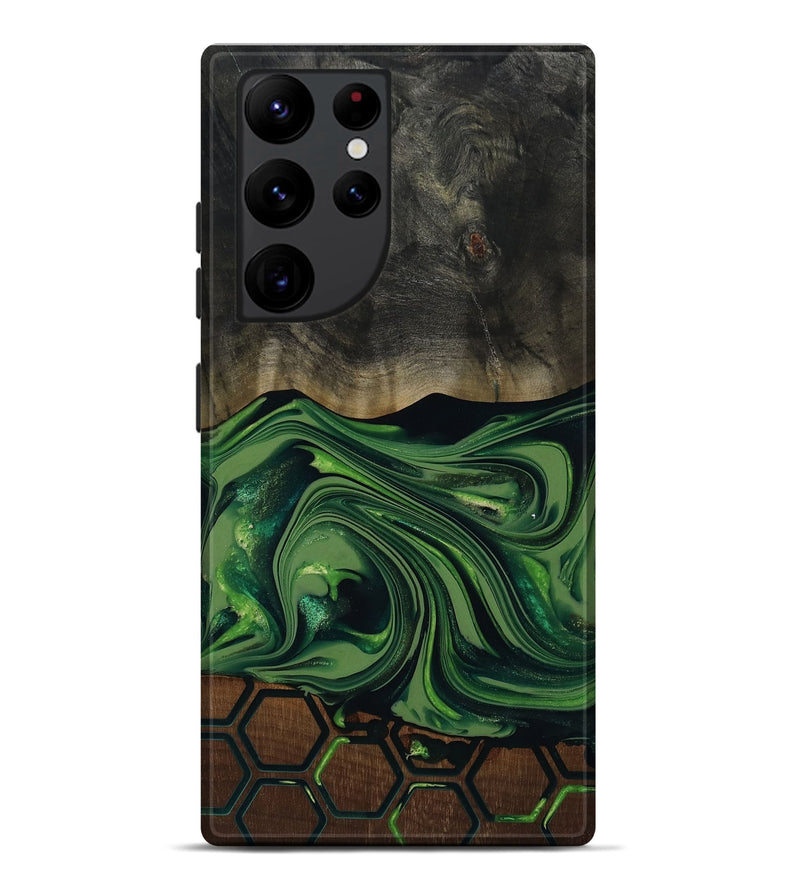 Galaxy S22 Ultra Wood Live Edge Phone Case - Nicky (Pattern, 817858)