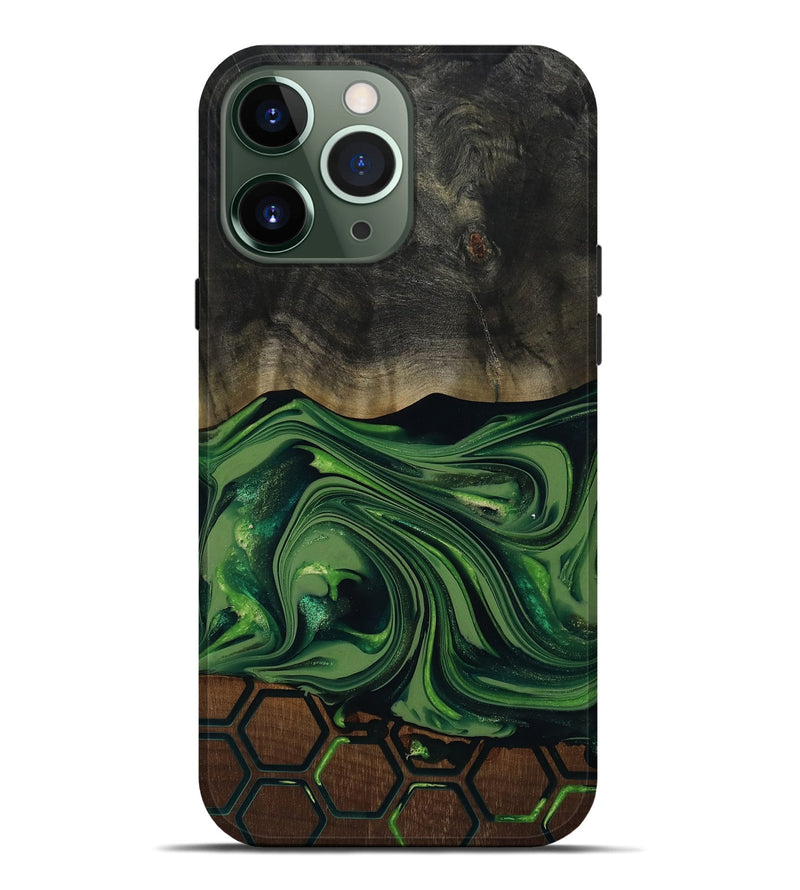iPhone 13 Pro Max Wood Live Edge Phone Case - Nicky (Pattern, 817858)