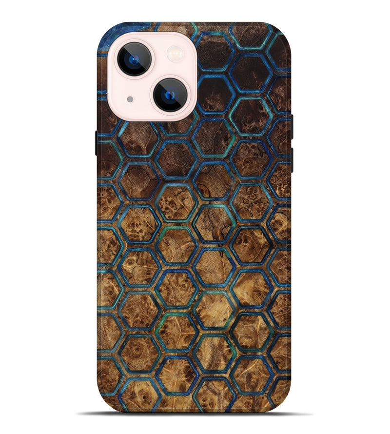 iPhone 14 Plus Wood Live Edge Phone Case - Amaris (Pattern, 817862)