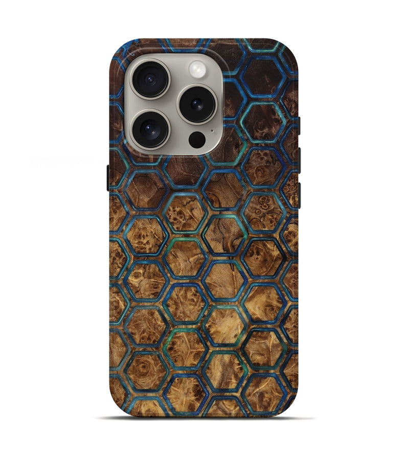 iPhone 16 Pro Wood Live Edge Phone Case - Amaris (Pattern, 817862)