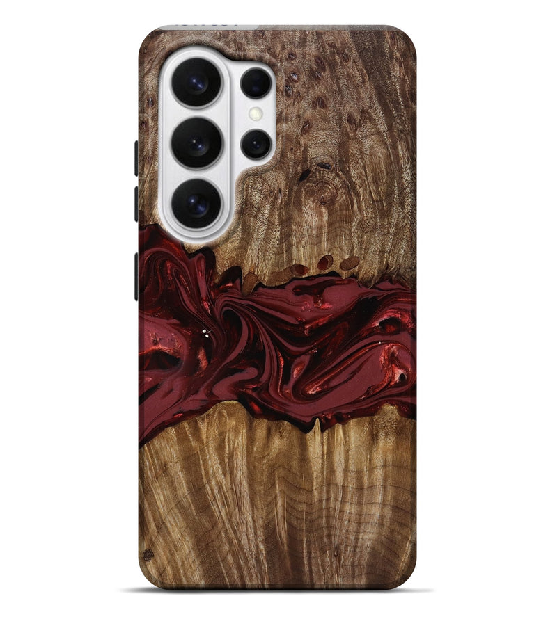 Galaxy S26 Ultra Wood Live Edge Phone Case - Tommie (Red, 817864)