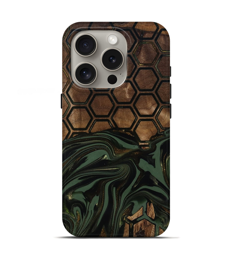 iPhone 16 Pro Wood Live Edge Phone Case - Lular (Pattern, 817866)