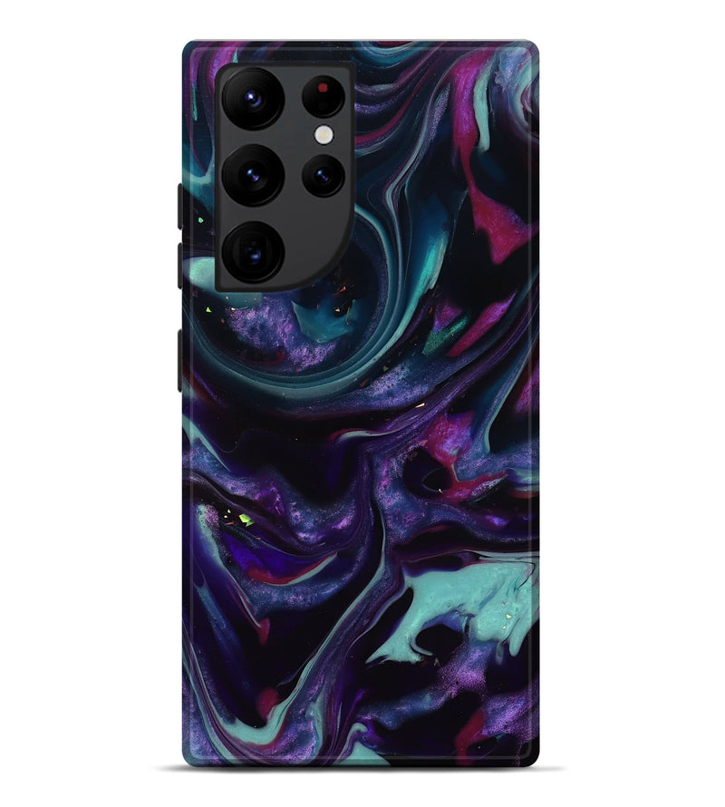 Galaxy S22 Ultra ResinArt Live Edge Phone Case - Daija (Purple, 817870)