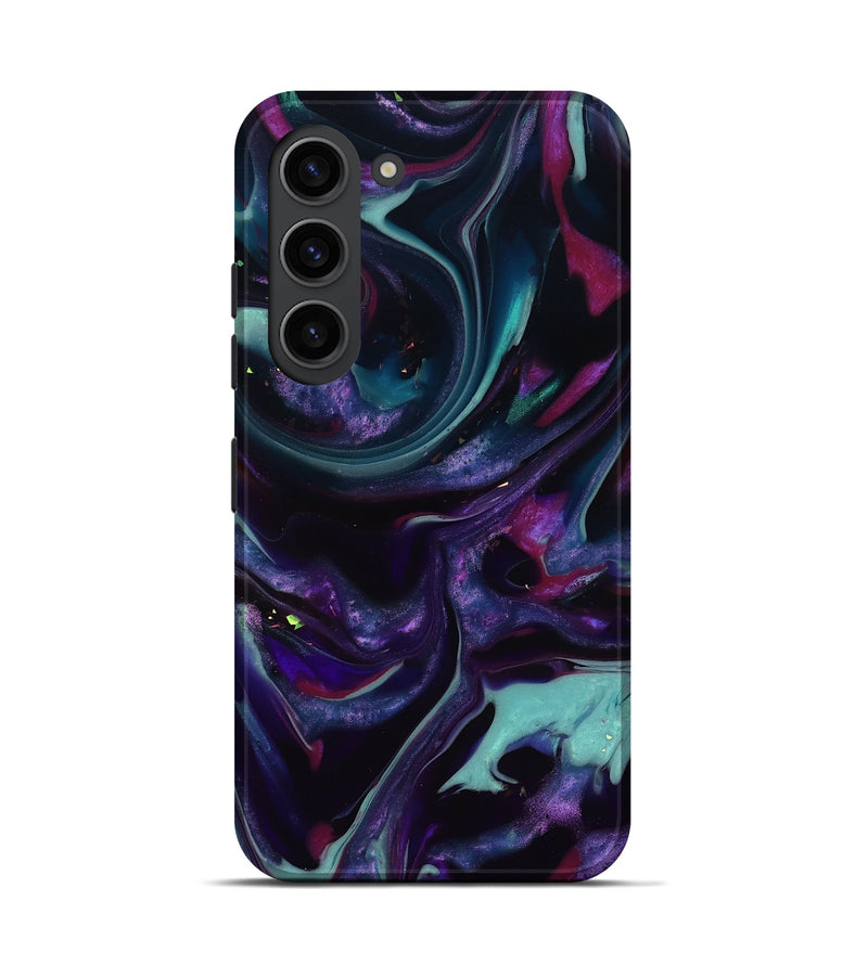 Galaxy S23 ResinArt Live Edge Phone Case - Daija (Purple, 817870)