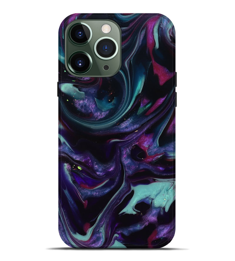 iPhone 13 Pro Max ResinArt Live Edge Phone Case - Daija (Purple, 817870)